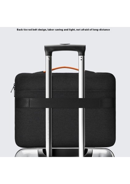 14 Inç Dizüstü Bilgisayar Taşıma Çantası Oxford Kumaş Aşınmaya Dalı Taşınabilir Kol Çantası Iş Stili - Siyah (Yurt Dışından) fırsatları