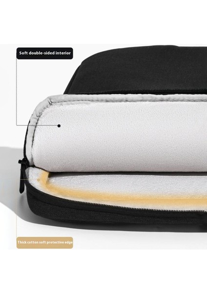 14 Inç Dizüstü Bilgisayar Taşıma Çantası Oxford Kumaş Aşınmaya Dalı Taşınabilir Kol Çantası Iş Stili - Siyah (Yurt Dışından) indirimleri