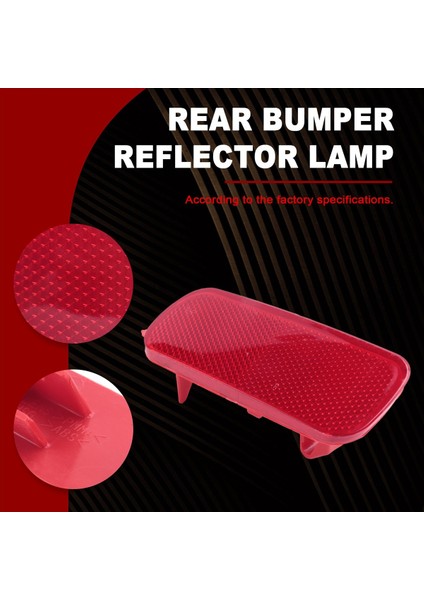 Honda Crv 01-07 Için 2 Adet Araba Arka Tampon Reflektör Lambası 33505-S9A-003 (Yurt Dışından) fırsatları
