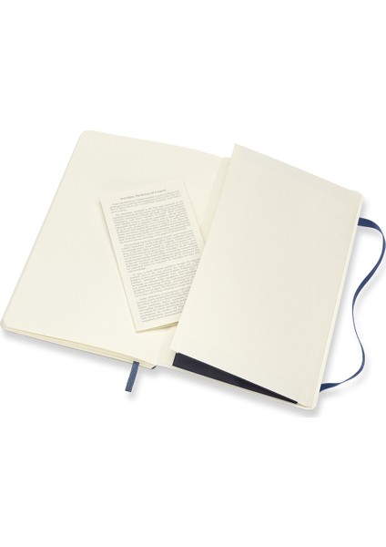 Çizgisiz Safir Mavi Defter L Boy Soft Kapak fırsatları
