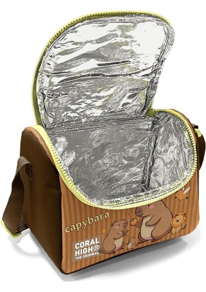 Kids Kapibara Desenli Thermo Beslenme Çantası 11799