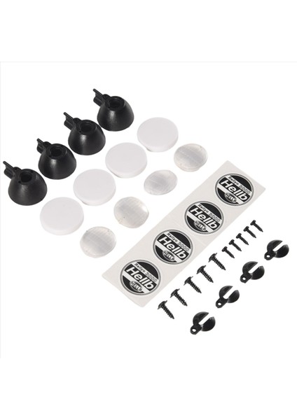 1:10 Tamiya Hsp SCX10 Traxxas Trx-4 Için 4 Adet Yuvarlak LED Işık Kılıfı (Yurt Dışından) modelleri