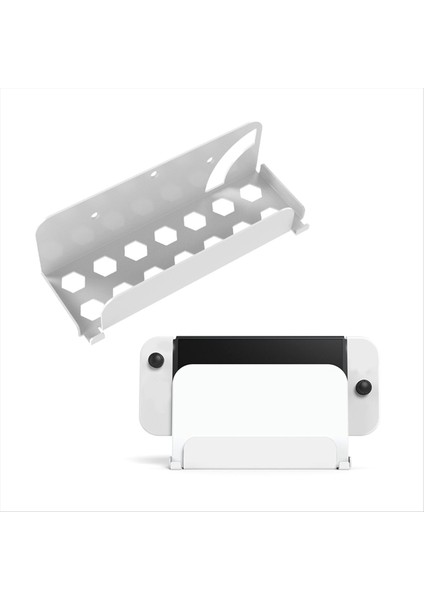 Switch/switch OLED Ana Bilgisayar Tv Kutusu Duvar Montajı Depolama Beyaz Için Uygun (Yurt Dışından) indirimleri