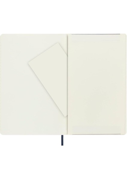 Çizgili Safir Mavi Defter L Boy Soft Kapak
