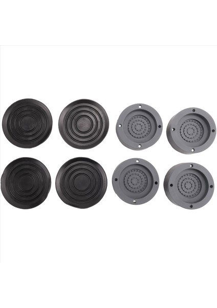 4 Adet/set Çamaşır Makinesi Altlığı Için Titreşim Önleyici Kauçuk Ped (Gri) (Yurt Dışından)