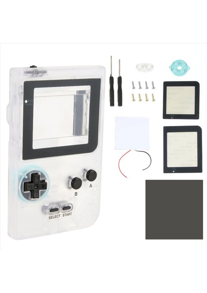 Gameboy Pocket Oyunu Için Kendin Yap Kabuk Değişimi Şeffaf Beyaz (Yurt Dışından)