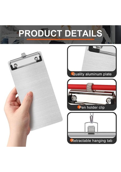 Pano 4,1 x 8,4 Inç Mini Alüminyum Cep Pano A5 Pano (Yurt Dışından) indirimleri