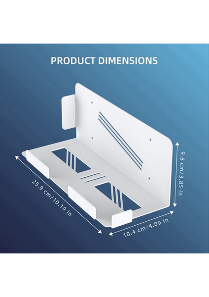 Ps5 Pro Konsol Duvar Montaj Düzenleyicisi Beyaz Duvar Montaj Braketi (Yurt Dışından)