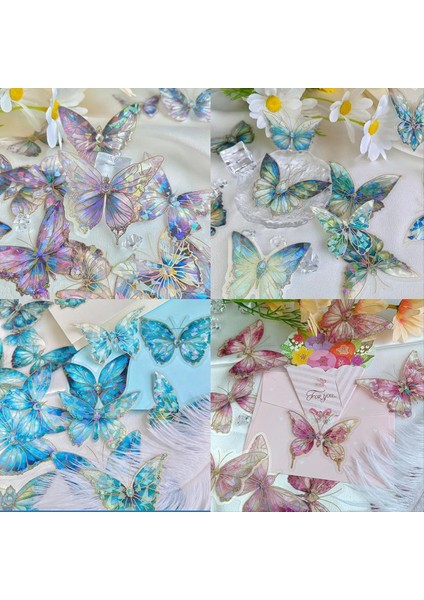 Holografik Kelebek Çıkartmaları Toplu Satış (Yurt Dışından) indirimleri