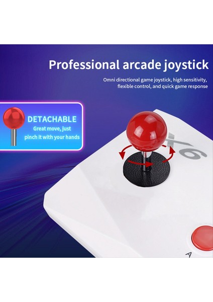 X6 Arcade Konsol Oyun Makinesi Hd Ev Joystick Iki Oyunculu Savaş (Yurt Dışından) fiyatları
