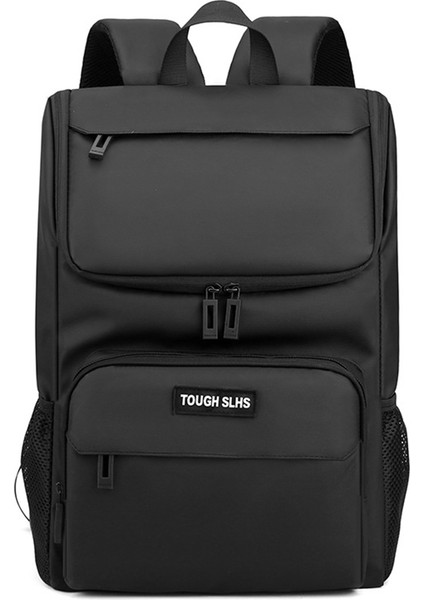 Tough Slhs 3405 Şık Günlük Sırt Çantası Büyük Kapasiteli Günlük Sırt Çantası Iş Seyahati Dizüstü Bilgisayar Çantası - Siyah (Yurt Dışından)