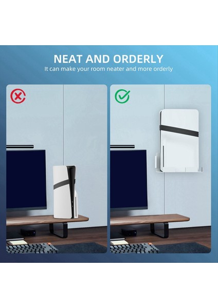 Ps5 Pro Konsol Duvar Montaj Düzenleyicisi Beyaz Duvar Montaj Braketi (Yurt Dışından) indirimleri