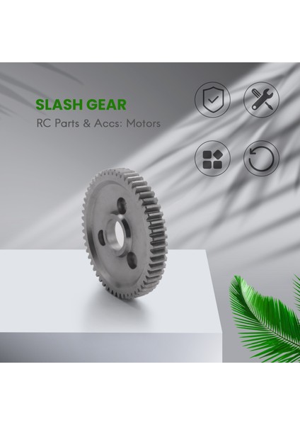 Traxxas Slash 1/10 Summıt Için Ağır Hizmet Tipi Sertleştirilmiş Çelik Mahmuz Dişlisi 54T (Yurt Dışından) modelleri