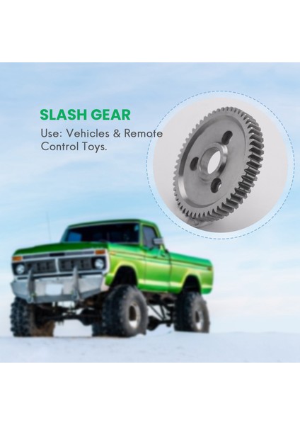 Traxxas Slash 1/10 Summıt Için Ağır Hizmet Tipi Sertleştirilmiş Çelik Mahmuz Dişlisi 54T (Yurt Dışından) fırsatları