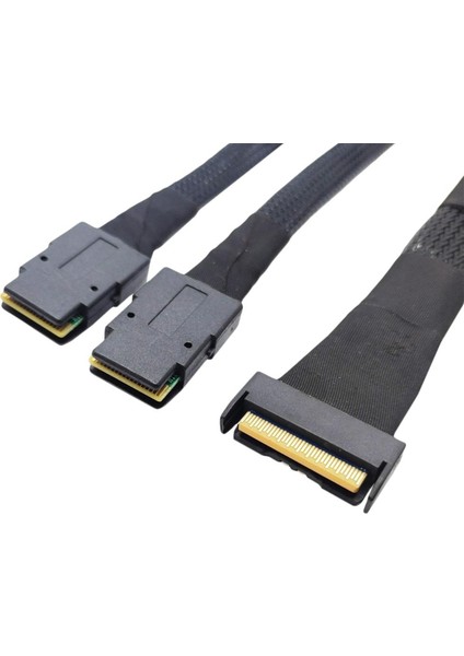 Mclo X8 Mcıo 8I(74P) - Çift SFF-8087 Kablo Pcıe5.0 Sunucu Adaptörü (Yurt Dışından)