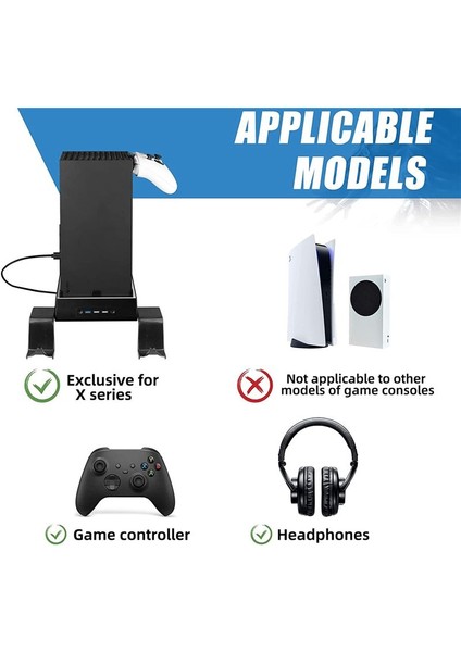 Soğutma Fanı ve 3 USB Portlu Xbox Series x Duvar Montajı (Yurt Dışından) fiyatları