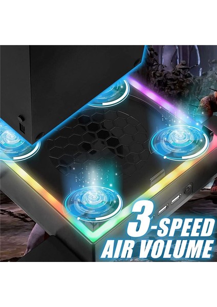 Soğutma Fanı ve 3 USB Portlu Xbox Series x Duvar Montajı (Yurt Dışından) indirimleri