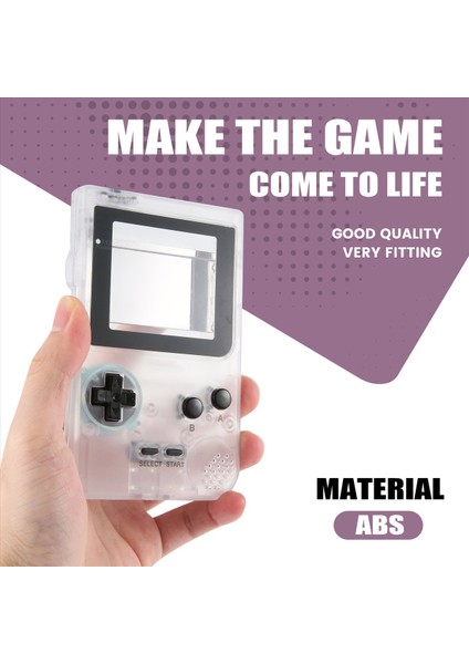 Gameboy Pocket Oyunu Için Kendin Yap Kabuk Değişimi Şeffaf Beyaz (Yurt Dışından) fırsatları