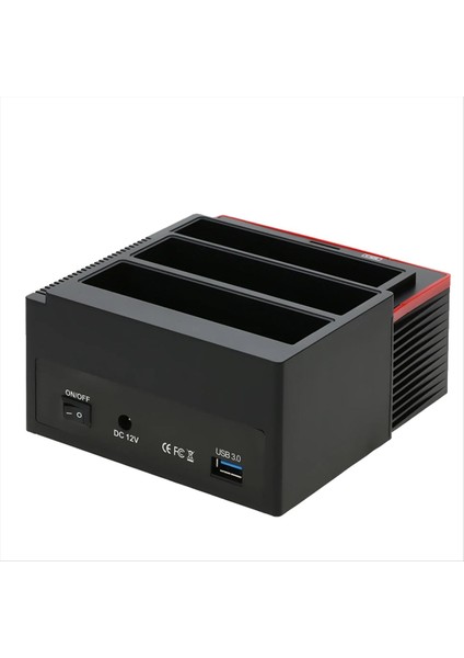 Hepsi Bir Arada Çift Bölmeli HDD Yerleştirme Istasyonu USB 3.0 HDD Istasyonu Ab Fişi (Yurt Dışından)