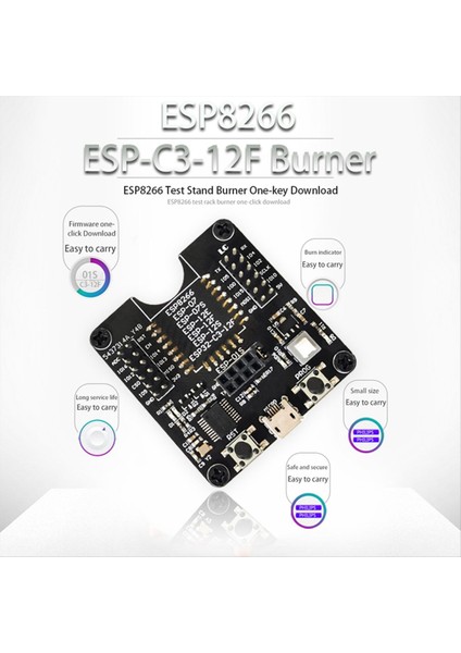 ESP8266 Test Raf Modülü Programlayıcı Çok Işlevli Taşınabilir Modül (Yurt Dışından) fırsatları