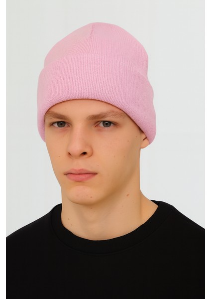 Unisex Triko Örgü Spor Katlamalı Bere Standart fiyatları