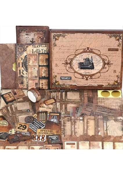 Scrapbooking Seti, Aşk Şiirleri Serisi - Vintage Eşyalar (Yurt Dışından)