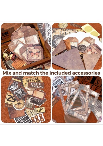 Scrapbooking Seti, Aşk Şiirleri Serisi - Vintage Eşyalar (Yurt Dışından) fırsatları