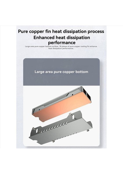 SSD Soğutucu Soğutucu Dahili Yüksek Hızlı Fan Sabit Disk Radyatörü (Yurt Dışından) indirimleri