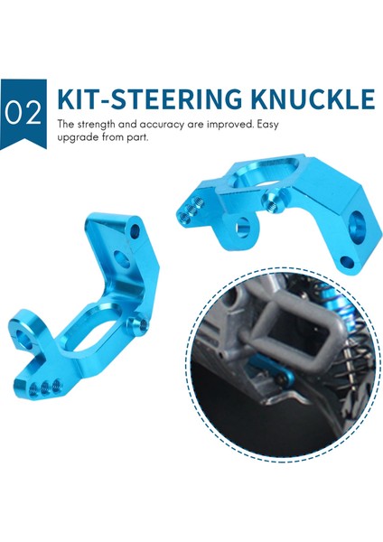 Alüminyum Alaşımlı Direksiyon Mafsalı Göbeği Servo Koruyucu Yükseltme Parçaları Mavi (Yurt Dışından) indirimleri