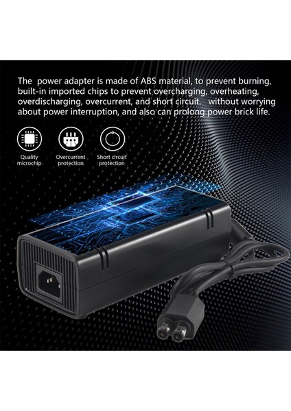 Xbox 360 Için Ince Ac Adaptör Güç Kaynağı Tuğlası - Siyah Abd Fişi (Yurt Dışından) fırsatları