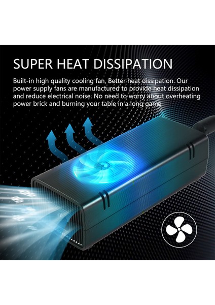 Xbox 360 Için Ince Ac Adaptör Güç Kaynağı Tuğlası - Siyah Abd Fişi (Yurt Dışından) indirimleri