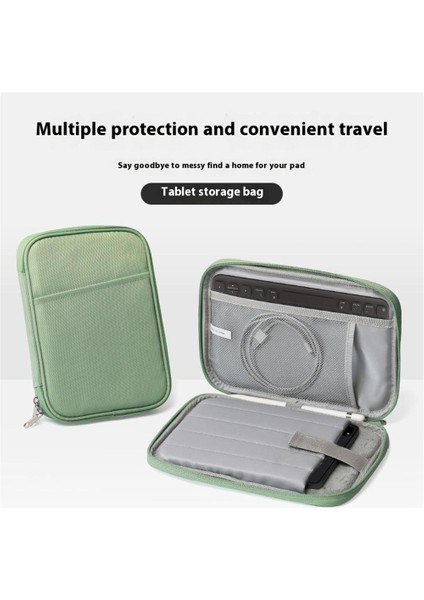 6-6,8 Inç E-Okuyucu Taşıma Çantası Polyester Sıçramaya Dalı Taşınabilir Tablet Kılıfı - Yeşil (Yurt Dışından) fiyatları