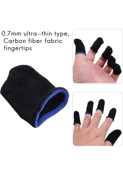 Pubg Mobile Oyunları Için 18 Pinli Karbon Fiber Parmak Kılıfları (12 Adet) (Yurt Dışından) fiyatları