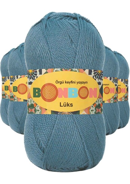 5 Adet Lüks Patik Ipi Yünü Filiz Yeşili 98263