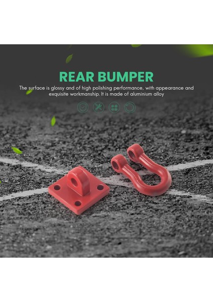 Wpl B14 B24 1/16 Rc Kamyon Için Metal Kiriş + Arka Tampon Parçasını Yükseltin (Yurt Dışından) modelleri