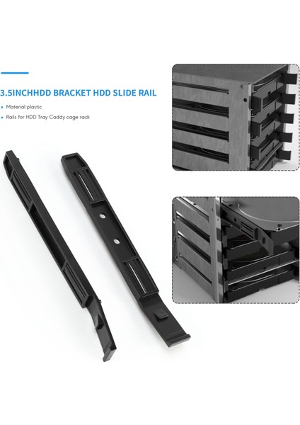 3,5 Ila 5,25 Caddy Için 5 Çift Sabit Sürücü Raylı Şasi Kafes Sürücü Yuvası (Yurt Dışından) indirimleri