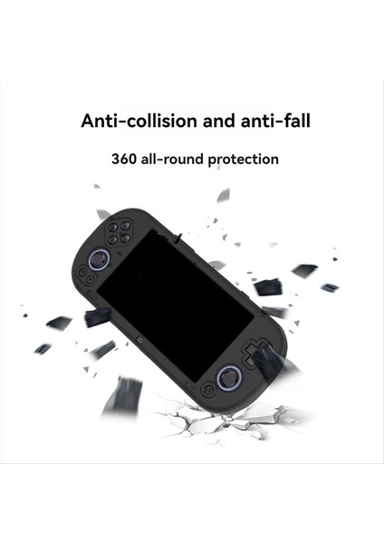 Oyun Konsolu Silikon Kılıf Düşmeye Dayanıklı Darbeye Dayanıklı Kapak Siyah (Yurt Dışından) fiyatları