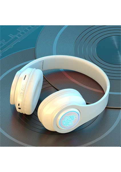 Yeni Çok Satan Bluetooth Kulaklık Başa Takılan Işıklı Cep Telefonu Kablosuz Ağır Bas Kartı Hediye Kulaklık Evrensel (Yurt Dışından)