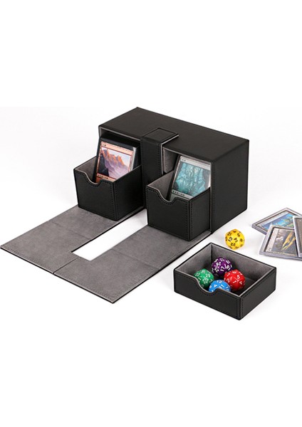 Magicalalal The Cards Mgt/pkm Siyah Için Ultra 200+ Kartlık Deste Kutusu Pu (Yurt Dışından) indirimleri