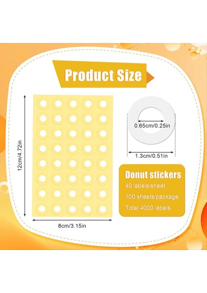 4000 Adet Delik Delme Takviye Etiketi, Kendinden Yapışkanlı Şeffaf (Yurt Dışından) modelleri