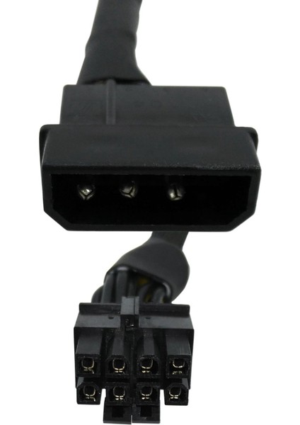2 Adet Lp4 Molex Erkek - Cpu 8 Pin (4+4) EPS-12V Kılıflı Kablo 13 Inç (Yurt Dışından) modelleri