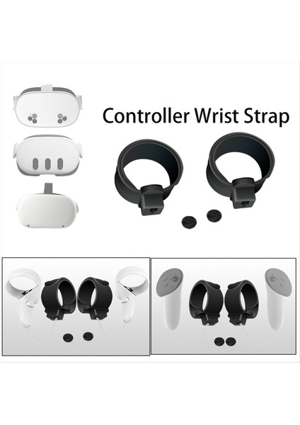Quest 3/quest 3s Için Ayarlanabilir Bilek Kayışı Kaymaz Kılıf Kayışı (Yurt Dışından) modelleri