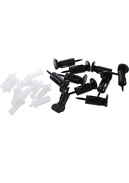 Intel 4 Yönlü Cpu Soğutucuları Için 10 Adet Plastik Montaj Klipsi (Yurt Dışından)