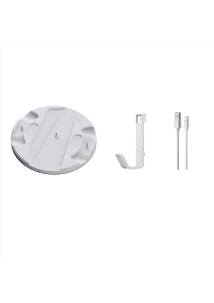 Ps5 Slim Konsol Depolama Yuvası, Rbg Işıklı Saplı Şarj Cihazı ve Kanca (Yurt Dışından) modelleri