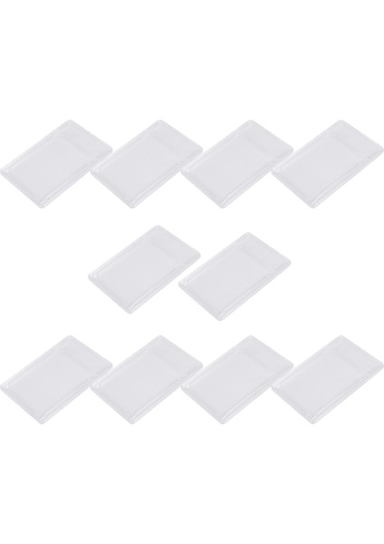 10 Adet Kartvizit Koruyucu Kılıf Akrilik Şeffaf Dereceli Kart Tutucular (Yurt Dışından) fiyatları