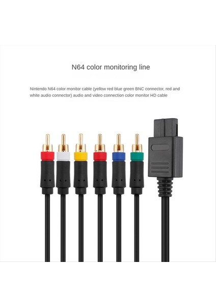 Bnc Adaptörü Olmadan N64 Sfc Snes Ngc Video Konsolu Için Rgb/rgbs Kablosu (Yurt Dışından) fiyatları