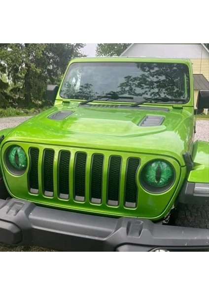 Canavar Gözleri Far Çıkartması, 3D Gözler Çıkartması Kırmızı (Yurt Dışından) modelleri