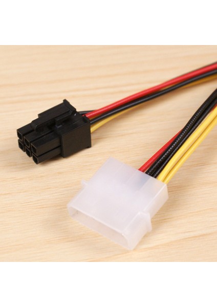 10 Adet 4 Pin Ide Molex - 6 Pin Güç Kablosu Gpu Grafik Kartı (Yurt Dışından) modelleri