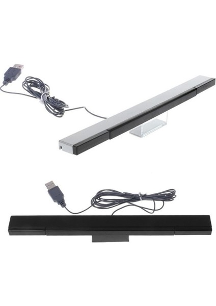 Wıı Kızılötesi Ir Işın Sensörü Sinyal Alıcısı Için USB Sensör Çubuğu - Siyah (Yurt Dışından) indirimleri