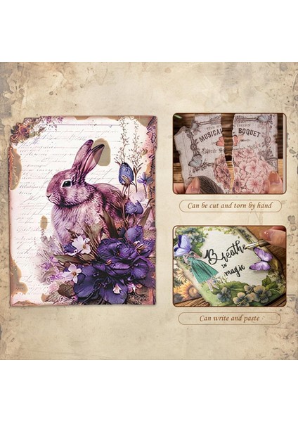 60 Adet Vintage Scrapbooking Kağıdı Dekupaj Kağıdı (Yurt Dışından) indirimleri